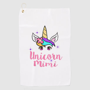 Unicorn Mimi tshirt Golf Towel