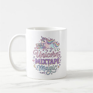Unicorn Mixtape Magic Adorable Sticker and Shirt D Coffee Mug