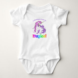 Unicorn Mom A Mothers Love Is Magical Baby Bodysuit