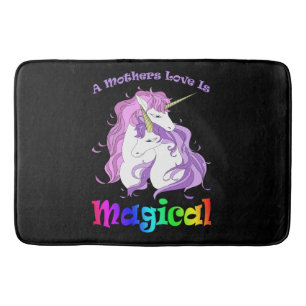 Unicorn Mom A Mothers Love Is Magical Bath Mat