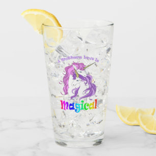 Unicorn Mom A Mothers Love Is Magical Glass