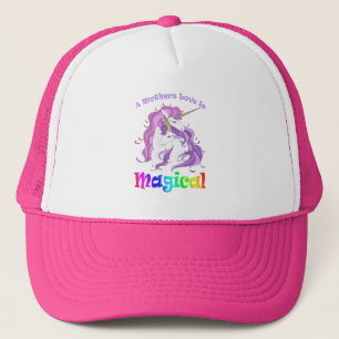 Unicorn Mom A Mothers Love Is Magical Trucker Hat