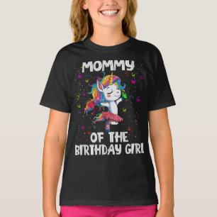 Unicorn Mommy Of The Birthday Girl T-Shirt