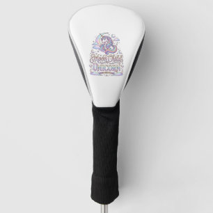 Unicorn Moon Child Unicorn Original Zazzle Design_ Golf Head Cover