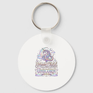 Unicorn Moon Child Unicorn Original Zazzle Design_ Keychain