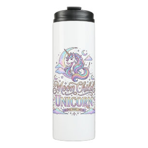 Unicorn Moon Child Unicorn Original Zazzle Design_ Thermal Tumbler