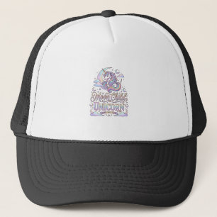 Unicorn Moon Child Unicorn Original Zazzle Design_ Trucker Hat