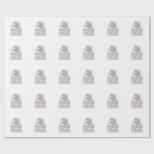 Unicorn Moon Child Unicorn Original Zazzle Design_ Wrapping Paper