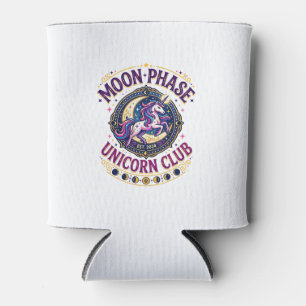 Unicorn Moon Phase Unicorn Club Commercial Shirt G Can Cooler