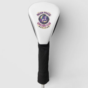 Unicorn Moon Phase Unicorn Club Commercial Shirt G Golf Head Cover