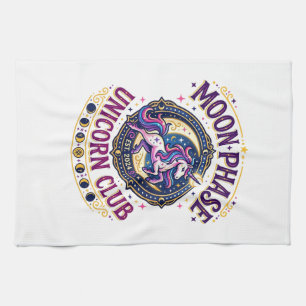 Unicorn Moon Phase Unicorn Club Commercial Shirt G Kitchen Towel