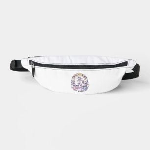 Unicorn Moon Phases Unicorn White Background Shirt Fanny Pack