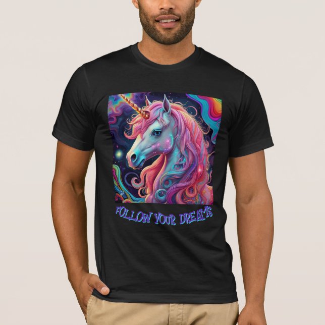 " UNICORN MULTICOLOR T-SHIRT " (Front)
