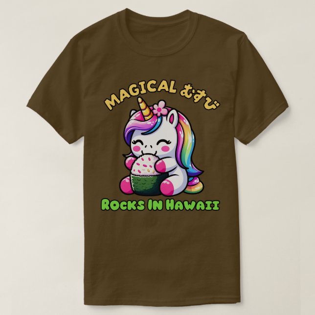Unicorn musubi TShirt (Design Front)