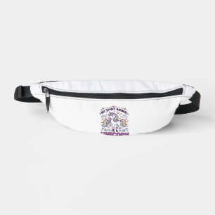 Unicorn My Spirit Animal Is a Unicorn Bold Typogra Fanny Pack
