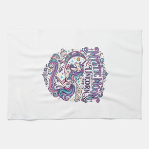 Unicorn Mystic Moon Unicorn Colourful Kitchen Towel