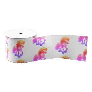 Unicorn Neon Grosgrain Ribbon
