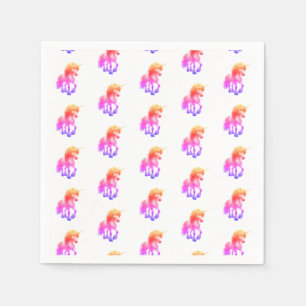 Unicorn Neon Napkin