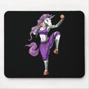 Unicorn Ninja Karate Kickboxing Muay Thai Martial Mouse Pad
