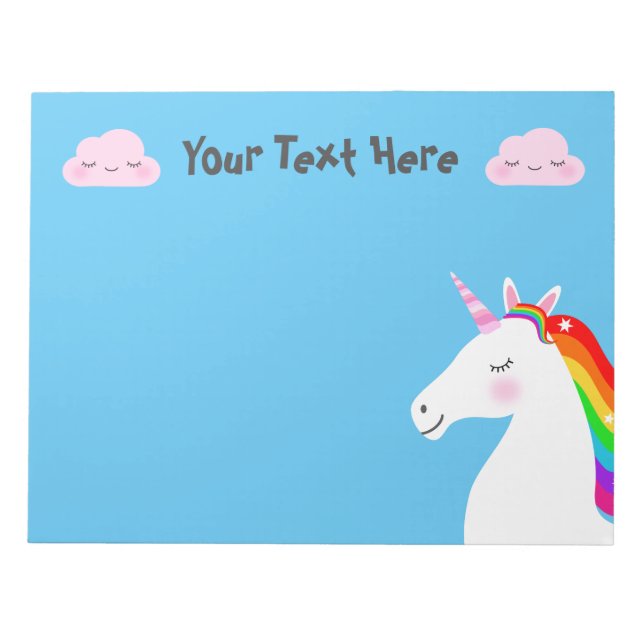 Unicorn Notepad (Front)