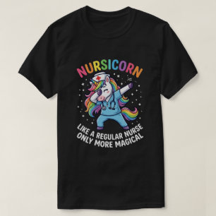 Unicorn Nurse Energy Bright and Magical  T-Shirt