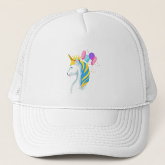 Unicorn Of The Night Anime Trucker Hat