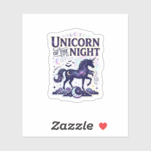 Unicorn of the Night Graphic Design Zazzle Design_