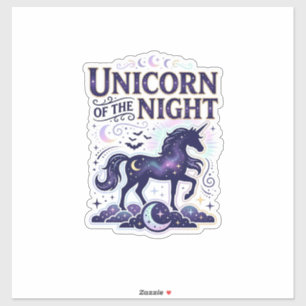 Unicorn of the Night Graphic Design Zazzle Design_