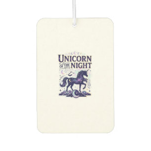 Unicorn of the Night Graphic Design Zazzle Design_ Air Freshener