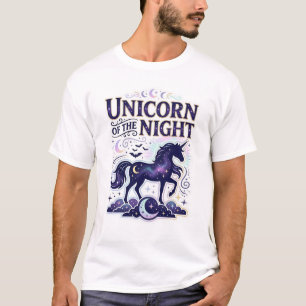Unicorn of the Night Graphic Design Zazzle Design_ T-Shirt