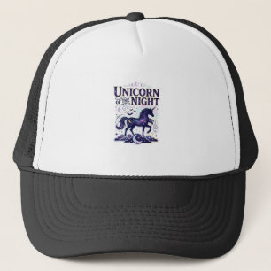 Unicorn of the Night Graphic Design Zazzle Design_ Trucker Hat