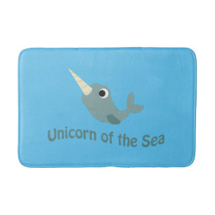 Unicorn of the Sea Bath Mat