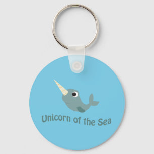 Unicorn of the Sea Keychain
