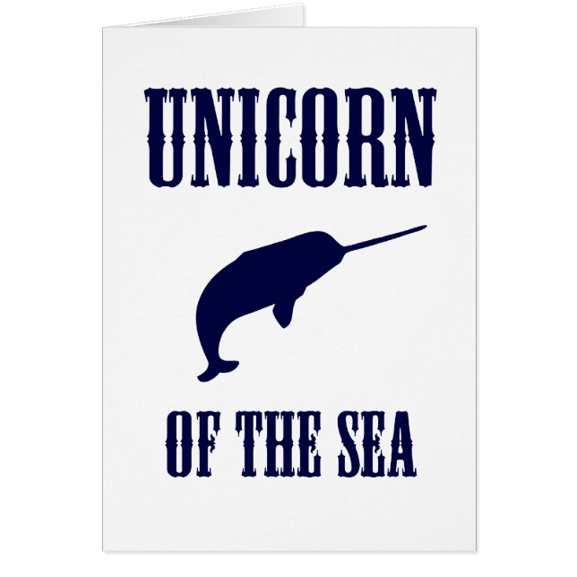 Unicorn of the Sea (Narwhal) (Front)