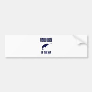 Unicorn of the Sea (Narwhal) Bumper Sticker