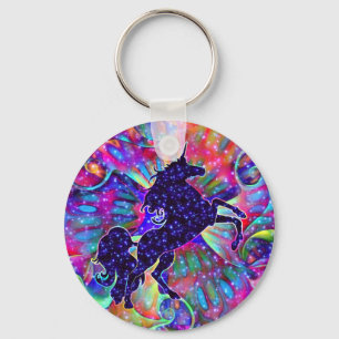 UNICORN OF THE UNIVERSE multicolored Keychain