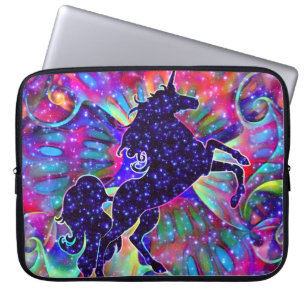UNICORN OF THE UNIVERSE multicolored Laptop Sleeve