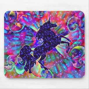 UNICORN OF THE UNIVERSE multicolored Mouse Pad