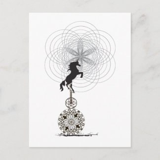 unicorn of the Universe Postcard