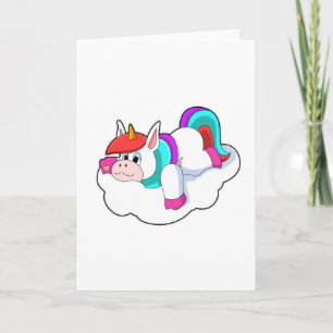 Unicorn on Clouds Card