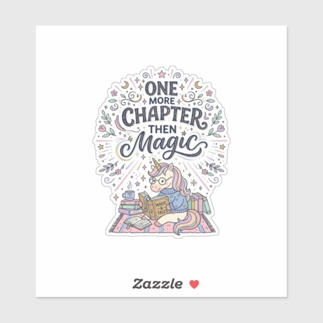 Unicorn One More Chapter Then Magic Print Ready Ma (Sheet)