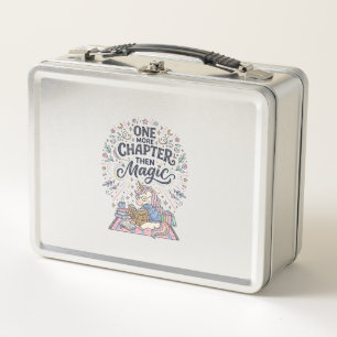 Unicorn One More Chapter Then Magic Print Ready Ma Metal Lunch Box