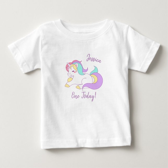 Unicorn one today t-shirt (Front)