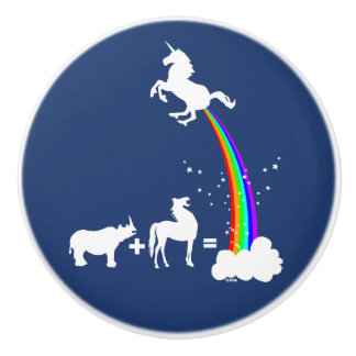Unicorn origin ceramic knob