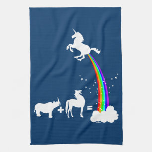 Unicorn origin kitchen towel
