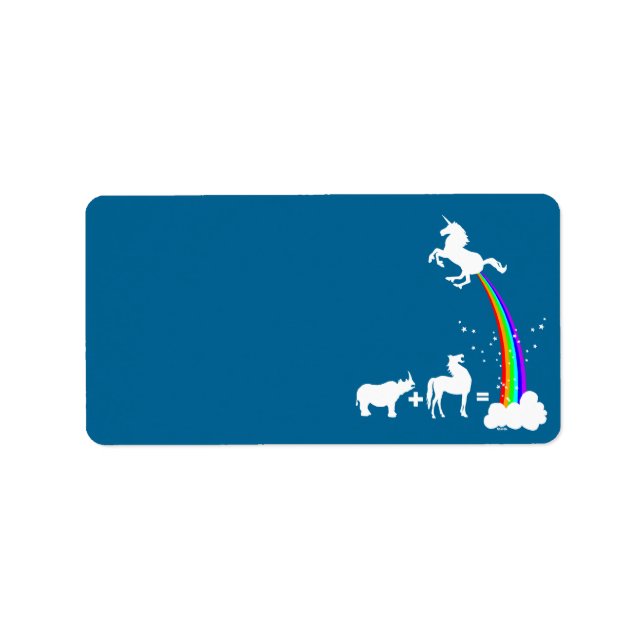 Unicorn origin label (Front)