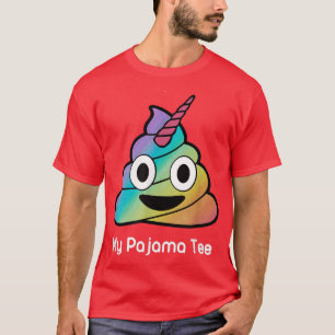 Unicorn Pajama Funny Cute Colours Funny Pj T T-Shirt