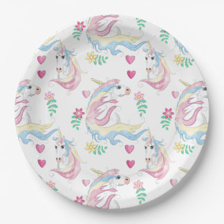 Unicorn Paper Plate