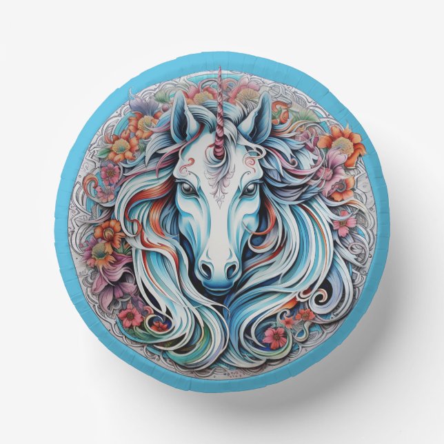 Unicorn Paper Plate (Front)