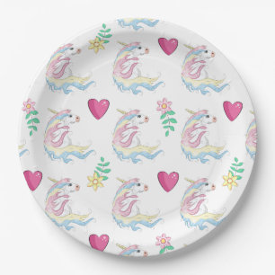 Unicorn Paper Plate